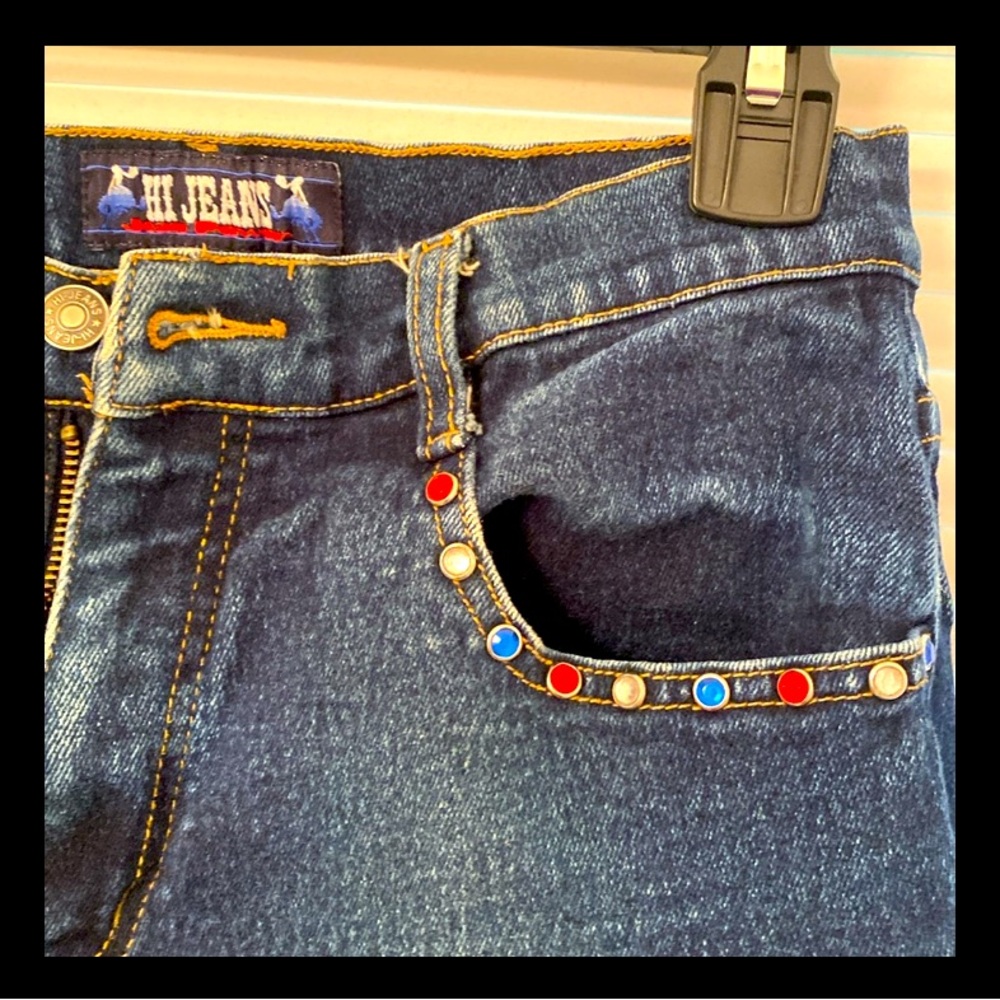 Hi Jeans Vintage SZ. 11/12  patriotic americana straight leg cowgirl western